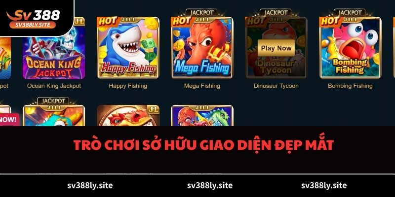 Trò chơi sở hữu giao diện đẹp mắt